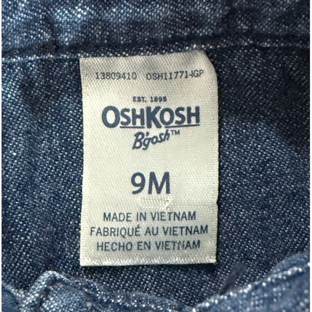 OshKosh Bgosh Baby Girls Denim Tutu Dress Set Navy Blue 9M OSH11771-GP K42